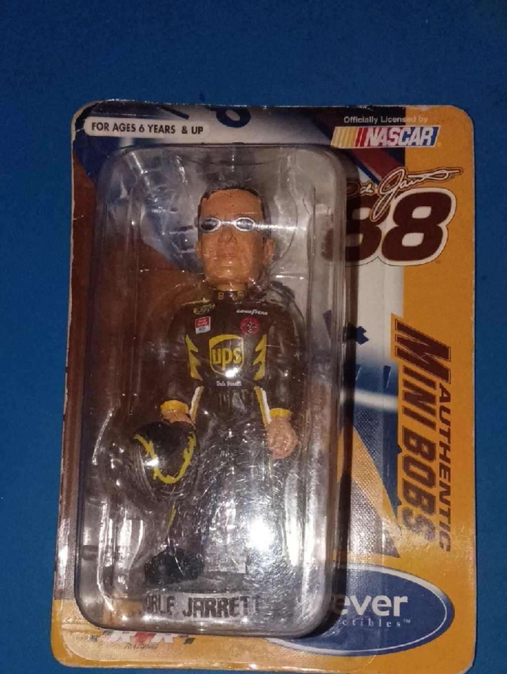 UPS Dale Jarrett Bobblehead Figure - Brown & Yellow